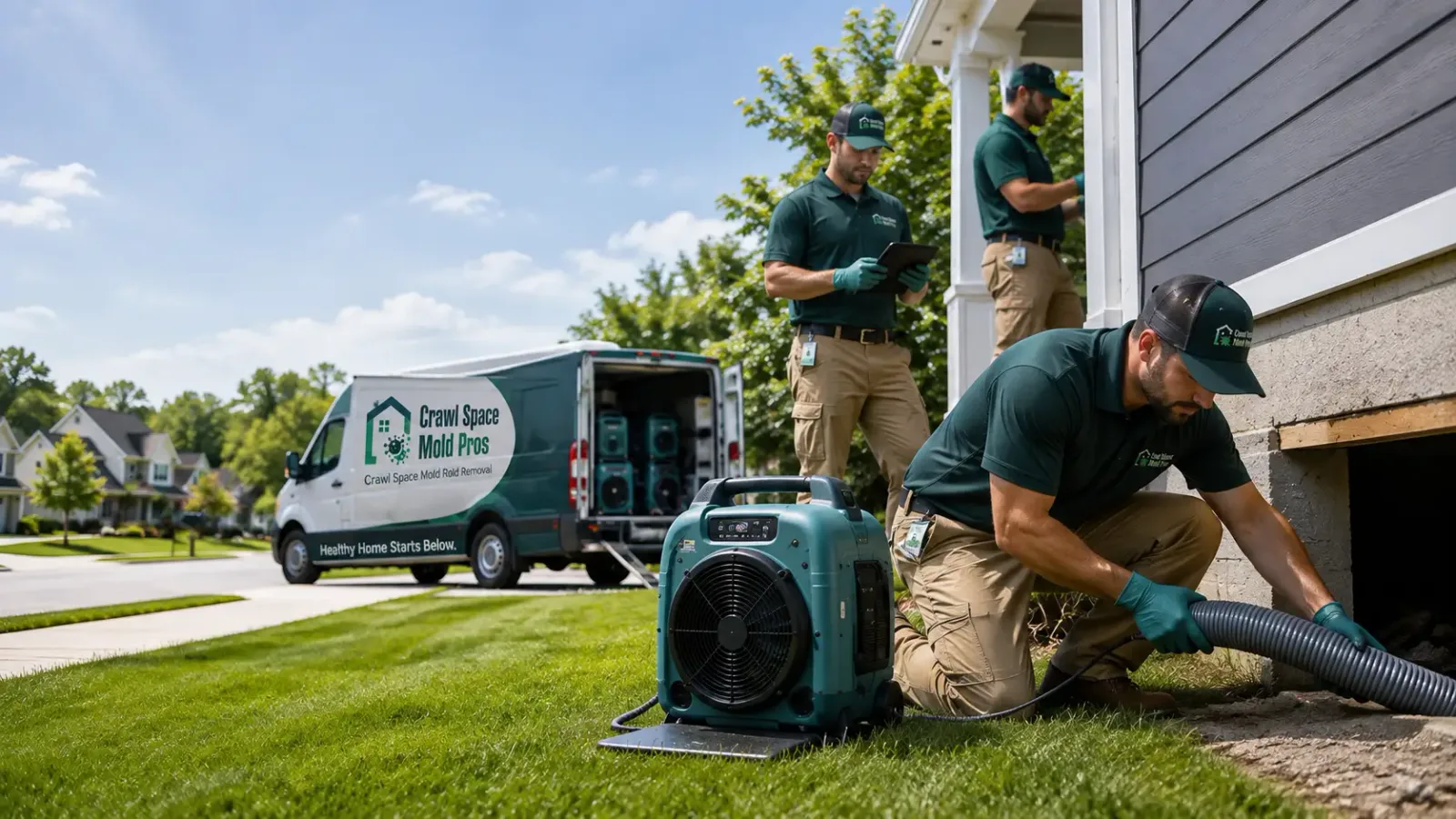 Crawl Space Mold Removal in Keller, WA